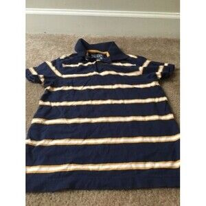 Arizona Boys Small Multicolor Striped Polo Shirt